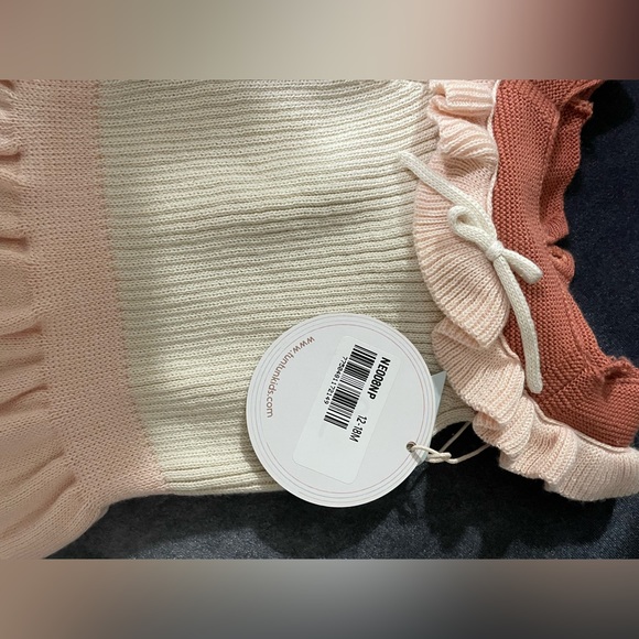 TUN TUN MARTINA ROMPER NATURAL & BABY PINK & TERRACOTA - Picture 5 of 16